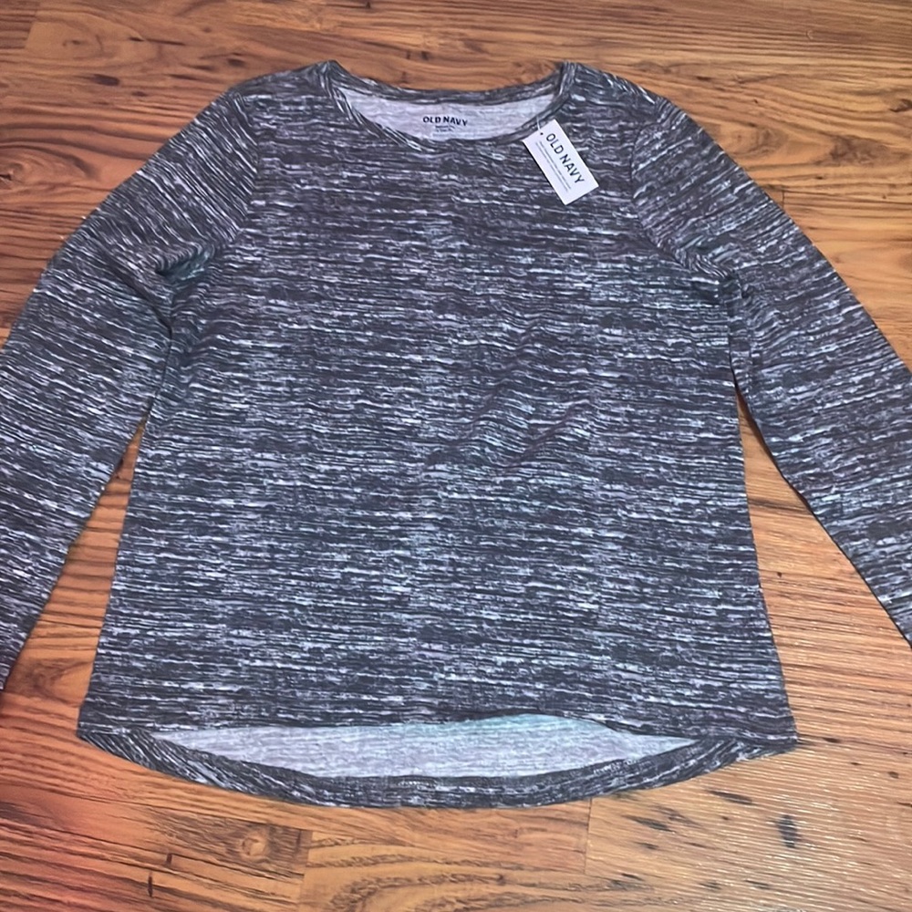 Kids gray, long sleeve shirt